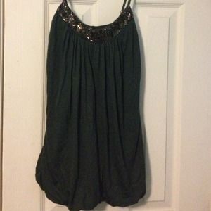Forever 21 small dark green tank NWOT