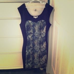 Beautiful snake print dress