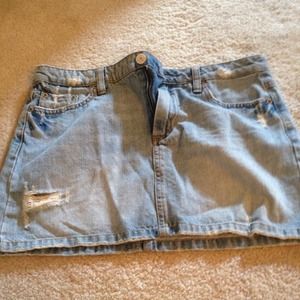 American Eagle jean skirt