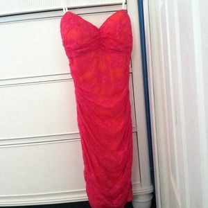 Hot pink party dress!