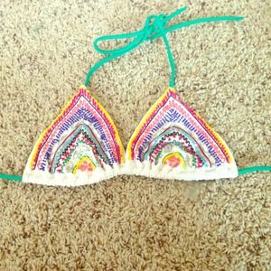 NEW Beaded/bejeweled bling bikini top