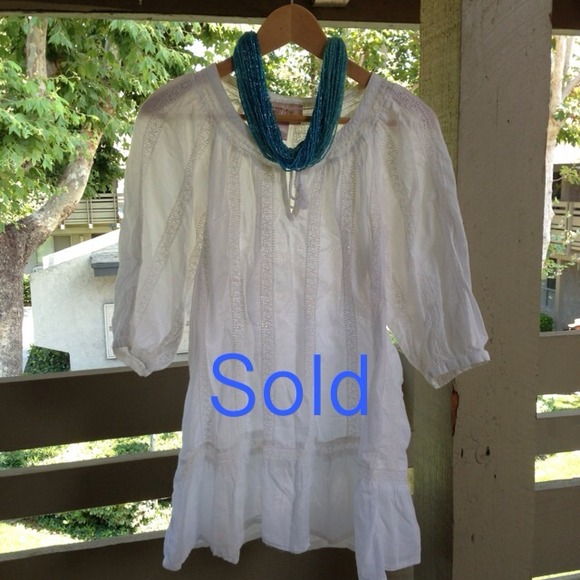 White Tunic from H&M "The Garden Collection"