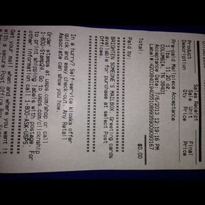 Shipping confirmation