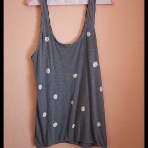 Polka dot tank top