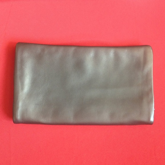 Reduced!! Ann Taylor Soft Black Leather Clutch