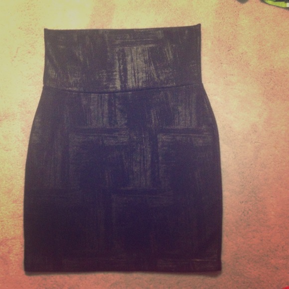 Black Tight Mini Skirt