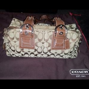 SOLD.     Beautiful Authentic Coach Satchel
