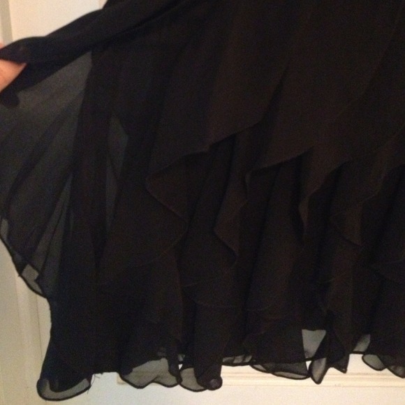 Black Ruffle Dress - Picture 4 of 4