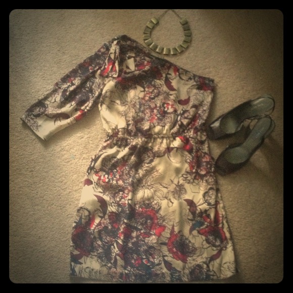 Kensie FALL one shoulder dress