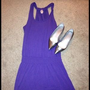 PURPLE RAZORBACK SUMMER DRESS.