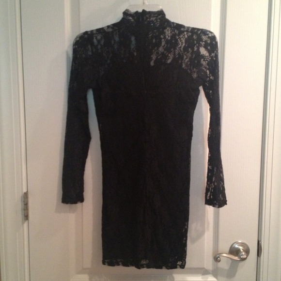 Black Lace Dress - Picture 4 of 4