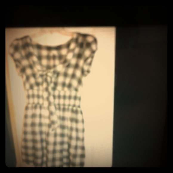 Theme dress Plaid cute short