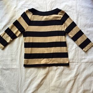 Chaps Tops - Chaps Striped Boatneck 3/4 Sleeve Top Sz Large Chaps Tops - Chaps Striped Boatneck 3/4 Sleeve Top Sz Large