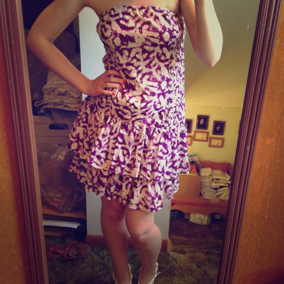 🌸VS purple tie dye sun dress!🌸