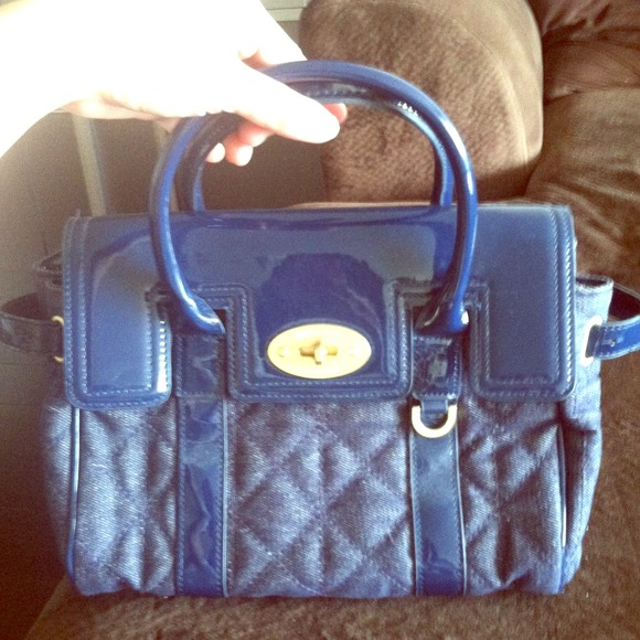 Mulberry for target denim handbag
