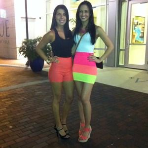 Colorblock skirt from Hot Miami Styles