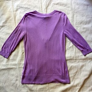 NY and Company Sweaters - NY & Co. Lilac Cardigan Sz Large NY and Company Sweaters - NY & Co. Lilac Cardigan Sz Large