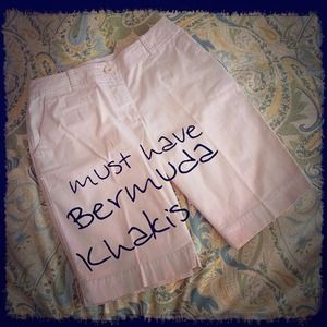 📦BUNDLED FIR LILY!💗 Chico's khaki Bermuda shorts