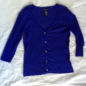 NY and Company Sweaters - NY & Co. Royal Blue Cardigan Size Large NY and Company Sweaters - NY & Co. Royal Blue Cardigan Size Large