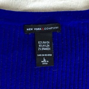 NY and Company Sweaters - NY & Co. Royal Blue Cardigan Size Large NY and Company Sweaters - NY & Co. Royal Blue Cardigan Size Large