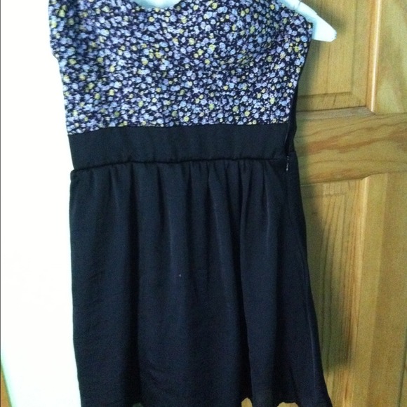 strapless cocktail mod cloth dress