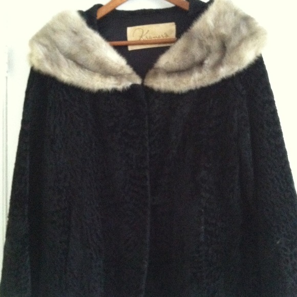 Vintage Fur trimmed coat