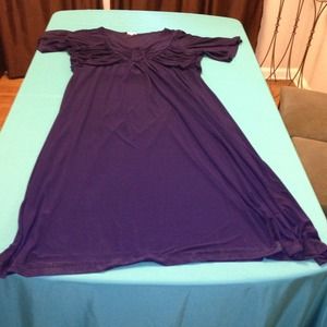 Size 30. Kiyonna dark blue maxi dress