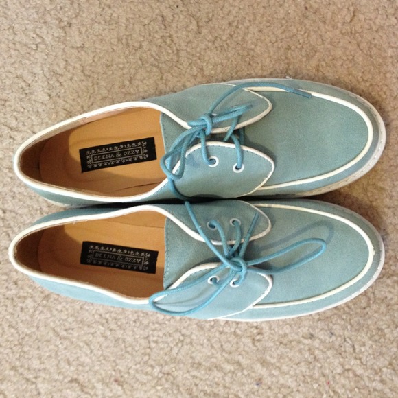 Urban outfitters Aqua blue Oxford shoes - Picture 3 of 4