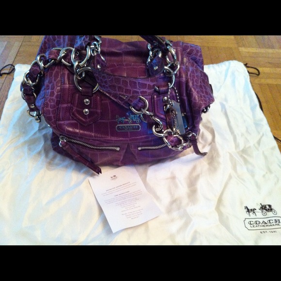 *SOLD* Madison embossed leather Audrey