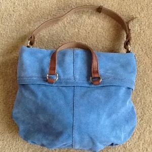 Lucky Brand suede Tote