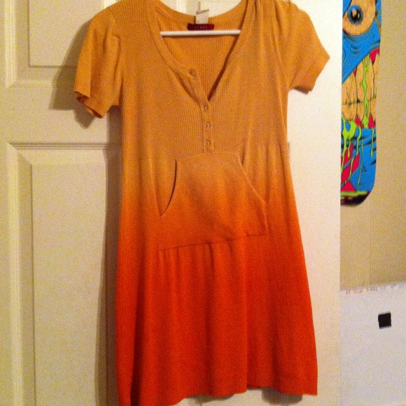 Orange  Summer Dress