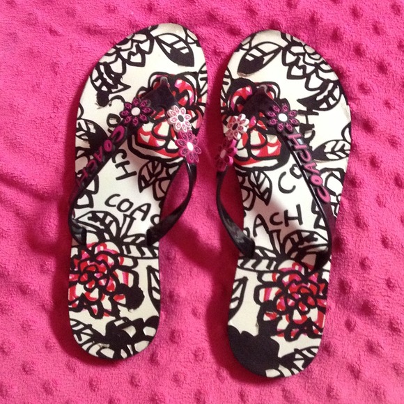 Coach Flip Flops