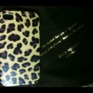 iPhone 4/4s cheetah and purple cover!