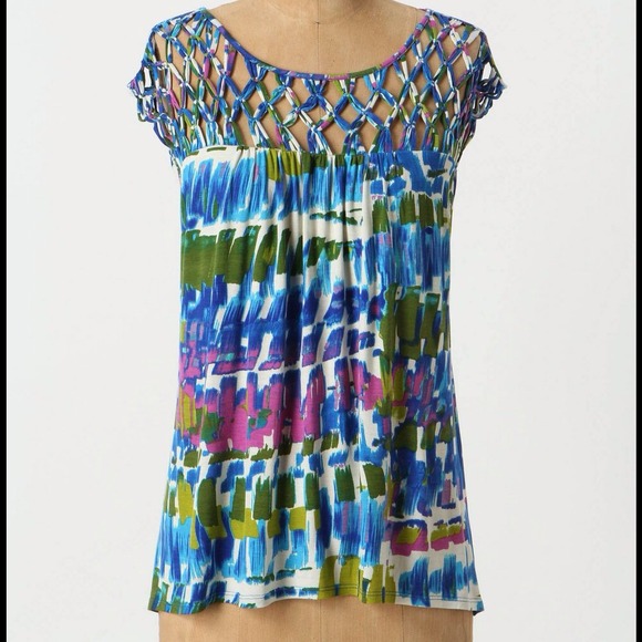 SOLD!!! Anthropologie Plenty by Tracy Reese Tee