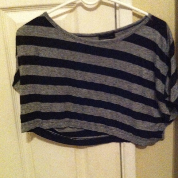 Black and grey Half shirt