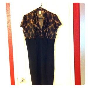 Animal print dress