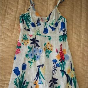 NWOT American Eagle white floral sundress size 2