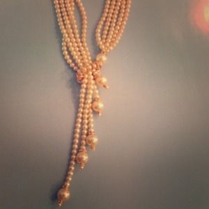 Long Pearl Necklace