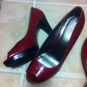 red high heels