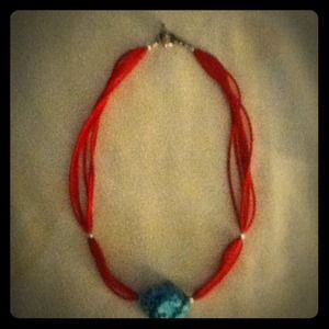 Only one made, beautiful necklace.