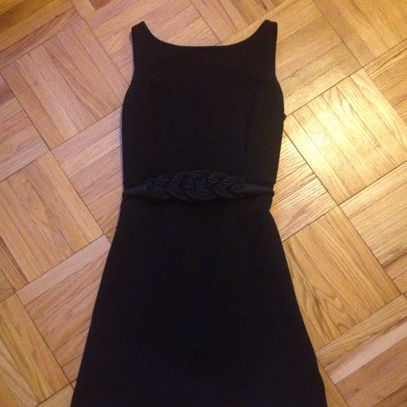 Reduced! Ann Taylor stretch black woven belt