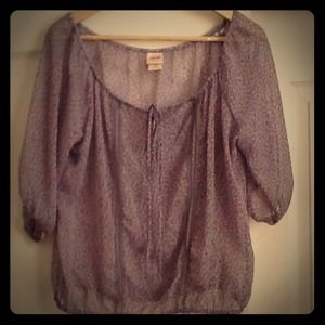 Purple printed shirt