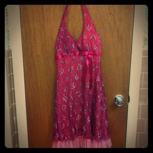 Purple party dress