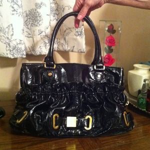 100% authentic Botkier black patten leather purse