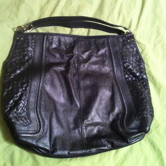 100% authentic Elliot Lucca black leather