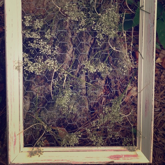 Shabby chic distressed frame