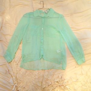 Mint Green Top