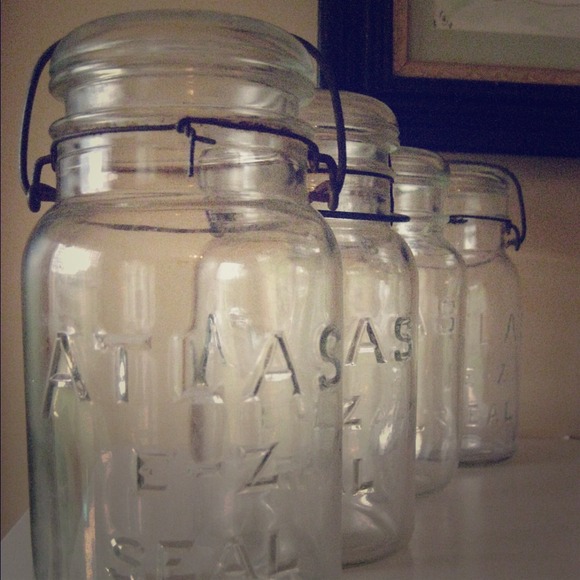 Vintage mason jars