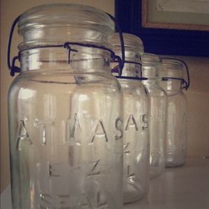Vintage mason jars