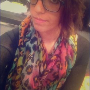 Cheetah Print infinity scarf